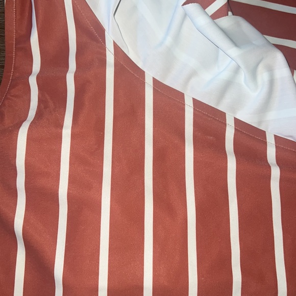 Albion Ruffle Shoulder One Piece - Picture 6 of 9